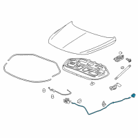 OEM Buick Release Cable Diagram - 26681301