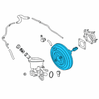 OEM 2020 Nissan Kicks Booster Assy-Brake Diagram - 47210-5RL1A