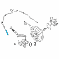 OEM 2021 Nissan Versa Hose-Brake Booster Diagram - 47474-5RL0A