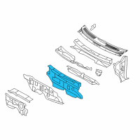 OEM Ford Edge Insulator Diagram - BT4Z-7801670-A