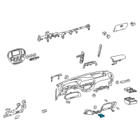 OEM Toyota Tundra Holder Assy, Instrument Panel Cup Diagram - 55620-0C010-E0