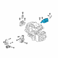 OEM 2019 Chevrolet Traverse Transmission Mount Diagram - 84499836