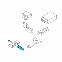 OEM BMW 528i Screw-In Valve, Rdc Diagram - 36-14-6-792-828