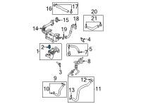 OEM Hyundai Gasket-EGR Valve Diagram - 28411-2M300