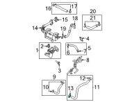 OEM Hyundai Accent Clip-Hose Diagram - 14720-19006-S