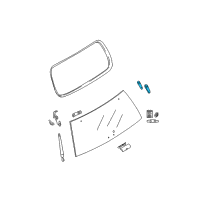 OEM 2007 Mercury Mountaineer Hinge Diagram - 6L2Z-78420A69-AA