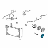 OEM Ford Escort Clutch Plate & Hub Assembly Diagram - 6F1Z-19D786-AA