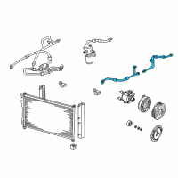 OEM 1998 Lincoln Navigator Liquid Line Diagram - F75Z-19837-BD