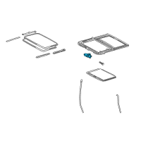 OEM Lexus ES300 Gear Sub-Assy, Sliding Roof Drive Diagram - 63260-33041