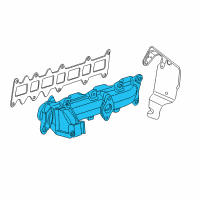 OEM 2016 Ram ProMaster 1500 Exhaust Manifold Diagram - 68226938AA