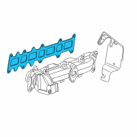 OEM Ram Gasket-Exhaust Manifold Diagram - 68099610AA