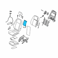 OEM 2022 Ford Transit Connect Seat Back Heater Diagram - KT1Z-14A699-A