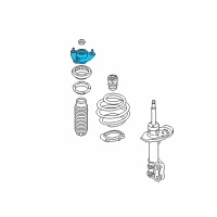 OEM Kia Cadenza Insulator Assembly-Strut Diagram - 54610F6000