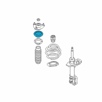 OEM 2018 Kia Forte5 Bearing-Strut Diagram - 546123S050