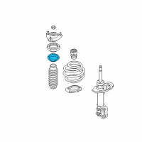 OEM Hyundai Santa Fe Sport Front Spring Pad, Upper Diagram - 54623-3S000