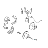 OEM Dodge RETAINER-Wheel Bearing Adjust Nut Diagram - 1673324