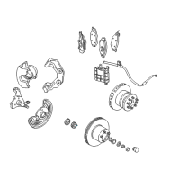 OEM 1998 Dodge B3500 Cup-Wheel Bearing Diagram - 3699677