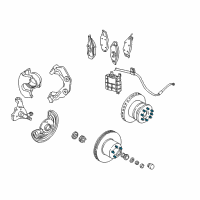 OEM Dodge B150 Hub Diagram - 3880830