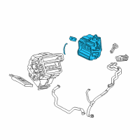 OEM 2006 Ford Escape Heater Assembly Diagram - 6L8Z-18478-AA