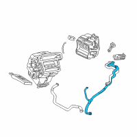 OEM 2006 Ford Escape Inlet Hose Diagram - 5M6Z-18472-AB