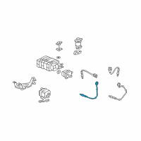 OEM Acura Sensor, Front Secondary Oxygen Diagram - 36532-RYE-A01