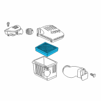 OEM 2003 Jeep Grand Cherokee Filter-Air Diagram - 53007386AB