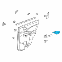 OEM 2013 Honda CR-V Armrest C (Urban Gray) Diagram - 83753-T0A-A41ZA