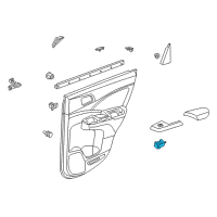 OEM Honda CR-V Switch Assembly, Power Window Sub Diagram - 35770-TR0-E01