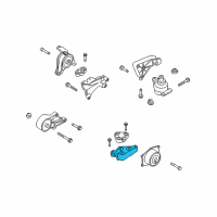 OEM Saturn Side Mount Bracket Diagram - 90575142