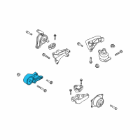 OEM Saturn Astra Front Mount Diagram - 24459803