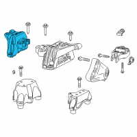 OEM 2014 Dodge Dart Insulator Diagram - 68081488AH