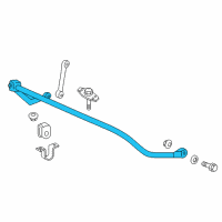 OEM 2019 Ford F-250 Super Duty Stabilizer Bar Diagram - HC3Z-5482-E