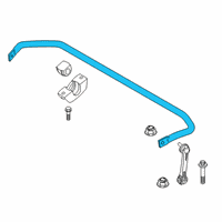 OEM 2019 BMW 740i xDrive Stabilizer, Rear Axle Diagram - 33-50-6-861-457