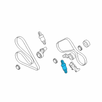 OEM 2009 BMW M6 Belt Tensioner Diagram - 11-28-7-835-422