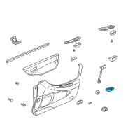 OEM 1999 Honda Accord Switch Assembly, Power Window Master (Black) (Uta) Diagram - 35750-S87-A01ZA