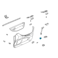 OEM 1999 Honda Accord Switch Assembly, Remote Control Mirror (Black) Diagram - 35190-S84-A01ZA