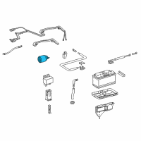 OEM 2003 Dodge Sprinter 2500 Relay Diagram - 5133946AA