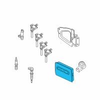 OEM Jeep Commander Powertrain Control Module Diagram - RL150390AE