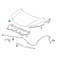 OEM 2015 Honda CR-V Plug Hole 53X64 Diagram - 90615-T0A-003