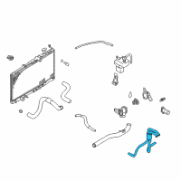 OEM 2004 Chrysler Sebring Clip Diagram - MR968545