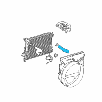 OEM 2006 Dodge Ram 1500 Hose-Radiator Inlet Diagram - 55056659AB