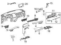 OEM Toyota Venza Lamp Diagram - 81081-48060