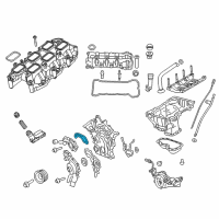 OEM 2020 Ram ProMaster 2500 Gasket-Crossover Water Outlet Diagram - 5184454AE