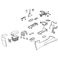 OEM 2022 Acura ILX Switch Assembly, Passenger Side Heated Seat Diagram - 35600-TX6-003