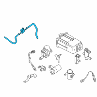 OEM 2014 Nissan NV3500 Hose-EVAPO Control Diagram - 14912-1PE1C