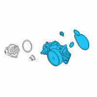 OEM 2012 BMW 750Li Water Pump Diagram - 11-51-7-548-263