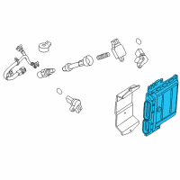 OEM 2015 Nissan NV3500 Blank Engine Control Module Diagram - 23703-9FM0A