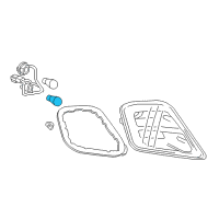 OEM 2019 Buick Cascada Signal Lamp Bulb Diagram - 13503393