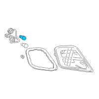 OEM Buick Cascada Taillamp Bulb Diagram - 13503445