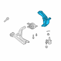 OEM 2021 Honda Clarity Knuckle, Front Right Diagram - 51211-TRT-A01